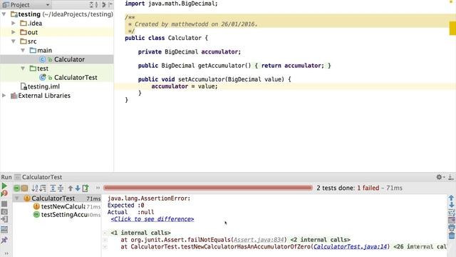 Module 2. Lesson 3. TDD Walkthrough part 1 смотреть онлайн