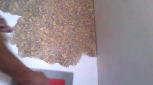 техника нанесение жидких обоев