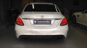 Mercedes C-Klasse W205 Soundmodul von CHROMETEC., V8 Sound für alles MB C-Klasse W205 Modelle.