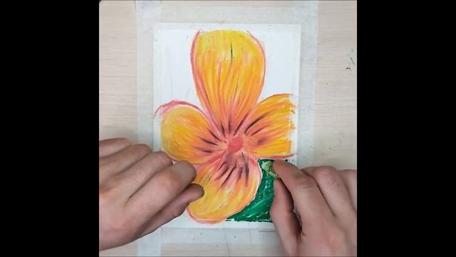 Правополушарное рисование цветка пошагово смотреть онлайн