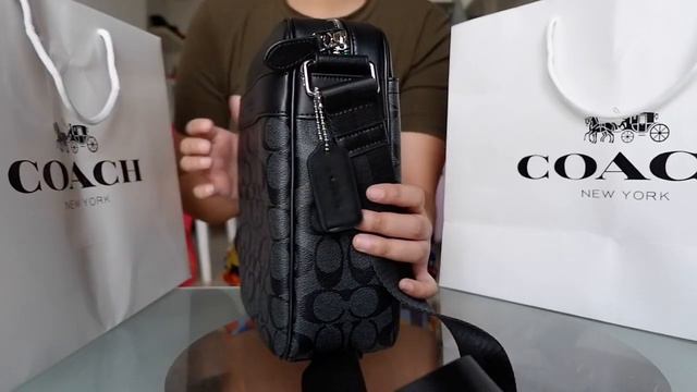 Unboxing Coach Men Flight Bag смотреть онлайн