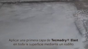 Tecmadry Elast, aplicación del producto en obra.