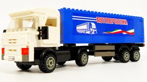 Собираем грузовик из  LEGO - ГОРОД МАСТЕРОВ 8855 КАМАЗ ФУРГОН