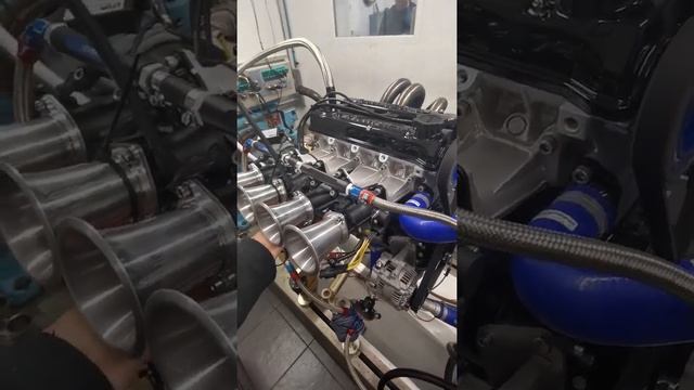 Toyota 4age ae86 engine on the dyno