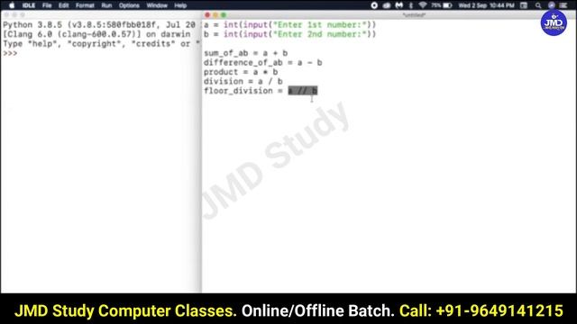 Project : Math Calculator in Python | Python Coding Tutorial for Kids | #learnwithfun