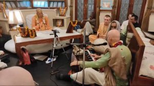 Киртан в доме Шрилы Прабхупады, Вриндаван, 21.02.2023