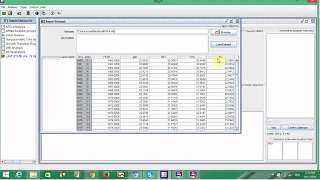 Econometric, JMulTi Time Series Analysis (Introduction) смотреть онлайн