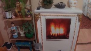 ДЕКОРАТИВНЫЙ КАМИН своими руками. decorative fireplace.