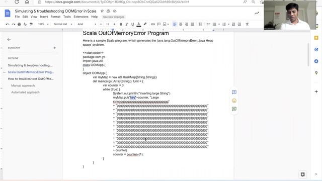 Simulating & troubleshooting OOMError in Scala