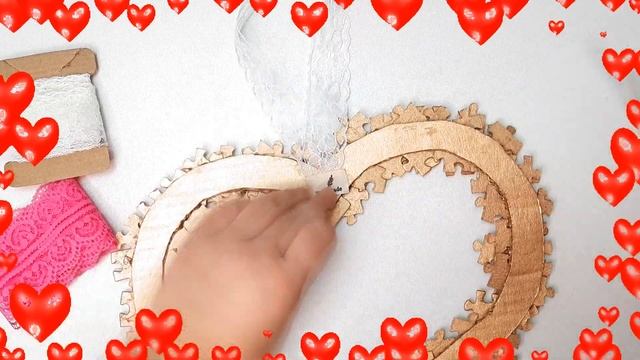 DIY Сердце из пазла  / DIY Heart from the puzzle