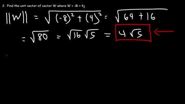 How To Find The Unit Vector смотреть онлайн