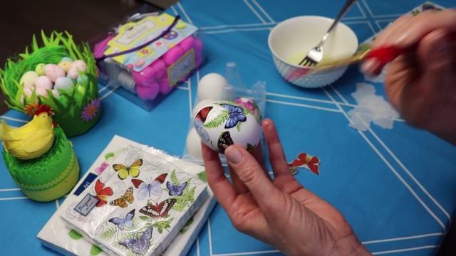 ?ДЕКУПАЖ ПАСХАЛЬНЫХ ЯИЦ И ?ТЕСТ НАБОРА DIY ИЗ ФИКС ПРАЙС
