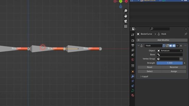 How to add an armature to a Curve object | Blender 4.0 Tutorial смотреть онлайн