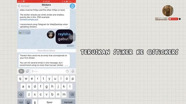 ` cara membuat stiker teks di telegram смотреть онлайн