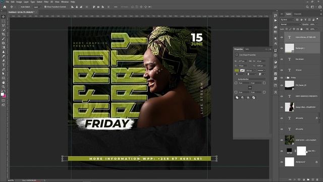 How To Design Night Club Flyer In Photoshop | AFRO PARTY FLYER ( DOWNLOAD FREE ) смотреть онлайн
