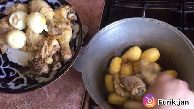 КАЗАН КАБОБ по УЗБЕКСКИ или ЛАЗЗАТ КЕБАБ | Buxorocha QOZON KABOB
