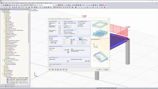 [EN] FAQ 004351 | Можно ли в программе RFEM или RSTAB автоматически уменьшить действующие нагрузк.. смотреть онлайн