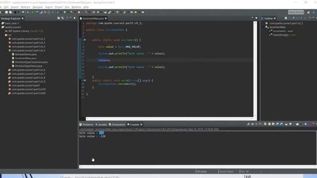 Java Fundamentals and OOP Part I (5 of 9) Primitive data types смотреть онлайн