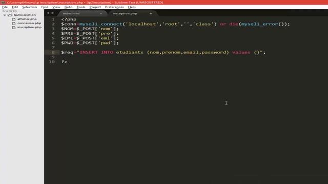 Formulaire inscription php & mysql | insertion base de données | Parti2 смотреть онлайн