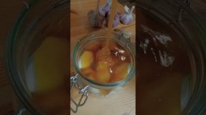 Ферментация. Чеснок с мёдом.