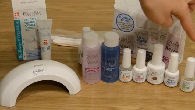 Гель-лак в домашних условиях | стартовый набор Gelish + LED лампа смотреть онлайн