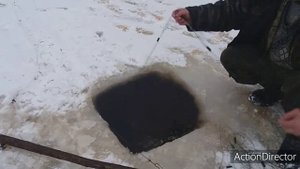 Зимняя рыбалка на сети: щука, налим.