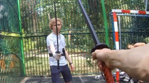 Уроки фехтование катаной, приемы кендзюцу: техника нанесения простого прямого удара мечом