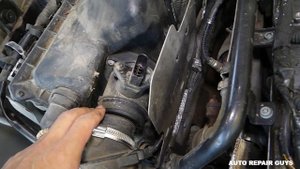 AUDI A4 B6 MAF SENSOR  MASS AIR FLOW SENSOR REPLACEMENT REMOVAL