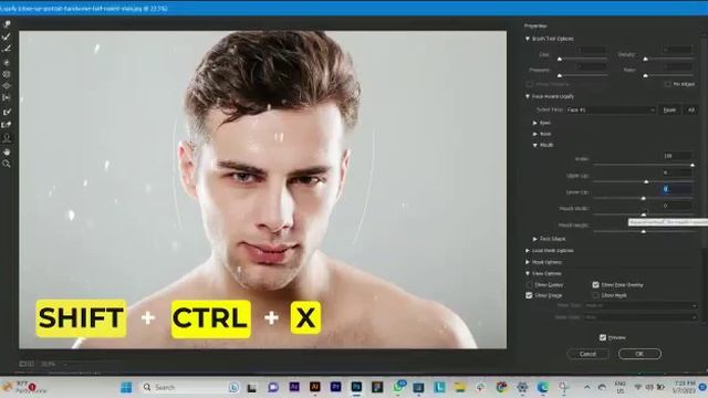 Photoshop ?SHIFT + CTRL +?X-Liquify FilterIf you like this kind of tips & tricks. смотреть онлайн