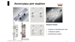 Вебинар dormakaba. Углубленный курс №1. Электрозащелки и электромагниты