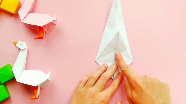ОРИГАМИ ГУСЬ ИЗ БУМАГИ  | ОРИГАМИ ПТИЧКА | ORIGAMI PAPER GOOSE