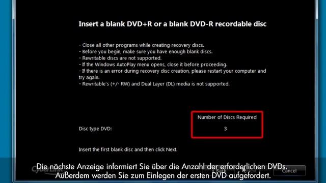 Erstellen von Systemwiederherstellungs-DVDs unter Windows 7 auf HP und Compaq Desktop-PCs смотреть онлайн