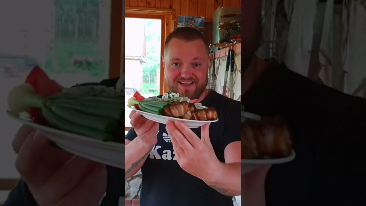 Свиная грудинка на мангале. смотреть онлайн