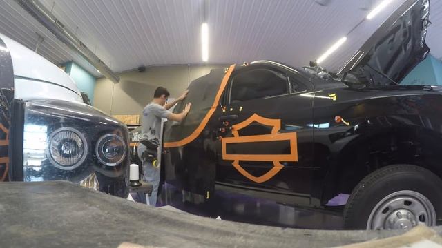 Harley Davidson Truck Wrap смотреть онлайн