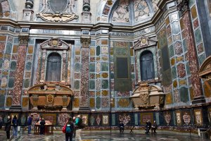 Знаменитые Капеллы Медичи во Флоренции - Капелла Принцев и Новая Сакристия (Микеланджело)