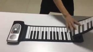 S2018 61 Key Electronic Roll Up Piano Keyboard Silicone