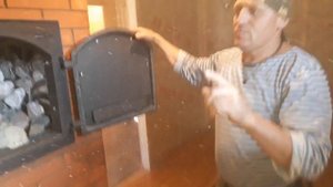 Банная печь-каменка с прямым нагревом камней готова к эксплуатации