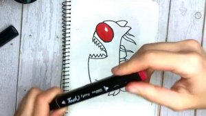 Как нарисовать Импостера Предателя из игры Амонг ас