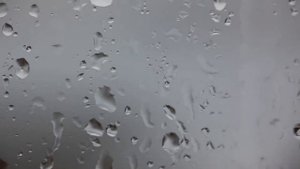Футаж, Видеофон - Капли  дождя на стекле (скачать)
