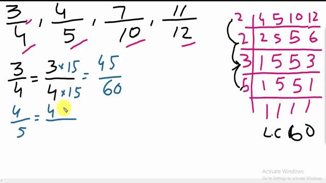 Fraction in Ascending | Descending Order | How to compare fractions | How to arrange fractions смотреть онлайн