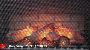 Vision 23 EF LED 3D FX - Обзор пламени