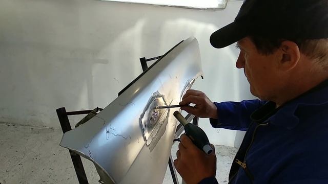 Работа с оловом ,открываю секреты старых кузовщиков Часть 2