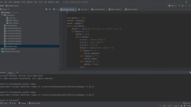 Python packages | Python for beginners| Implementation in Actual Project