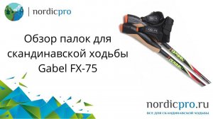 Gabel FX-75 премиум фиксы для скандинавской ходьбы из Италии