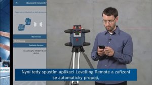 Bosch Professional GRL 600 CHV a aplikace Levelling Remote