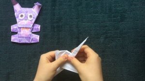 How to make a origami Bonnie Plush from fnaf