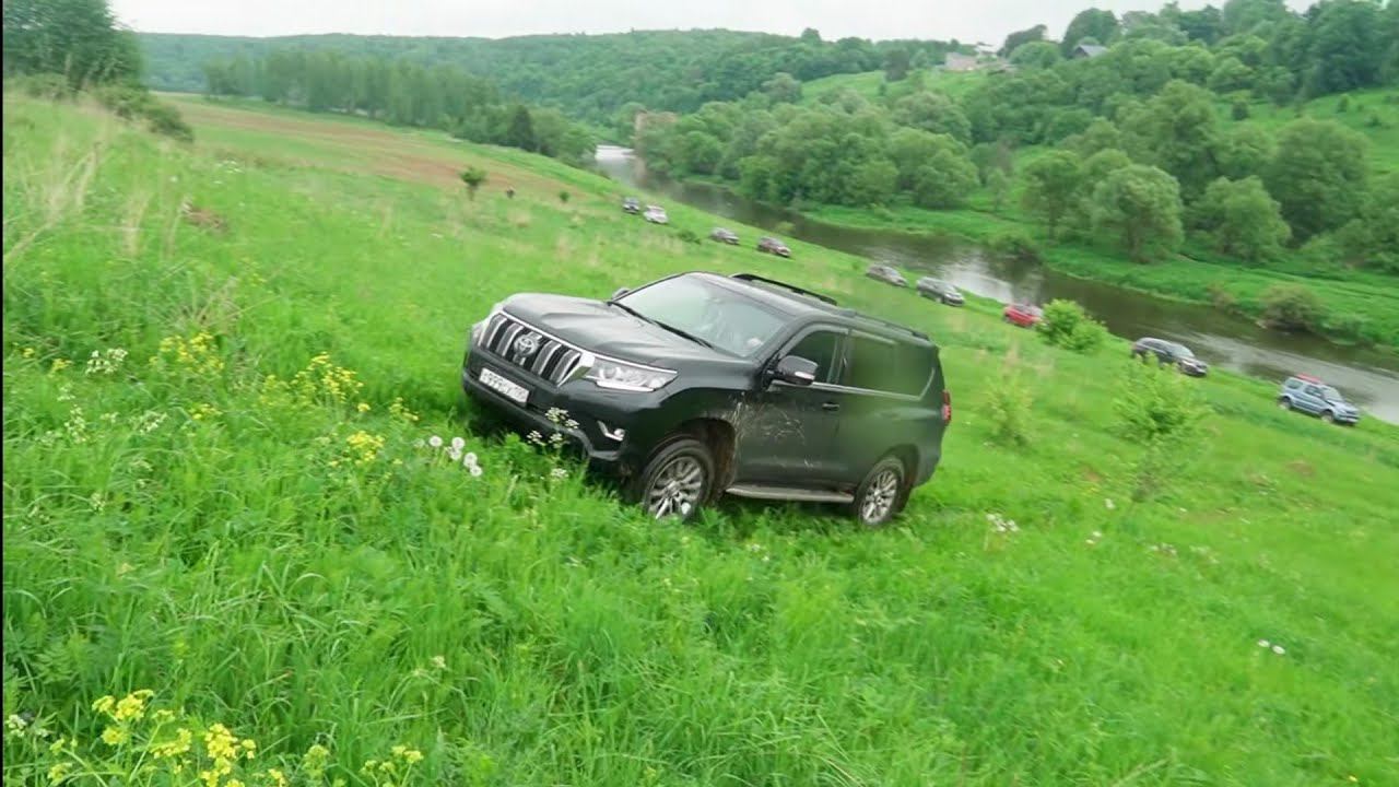 Лексус и УАЗ поспорили с деревом, кто крепче? Land Cruiser Prado, Jeep Compass, Уазы, Нивы и др. смотреть онлайн