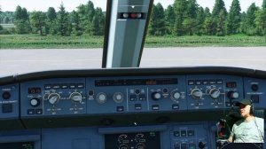 Взлет на аэробусе А-320 для новичков в игре Microsoft Flight Simulator 2020