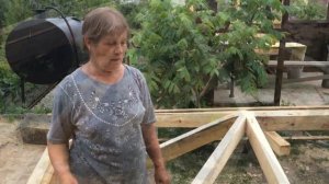 Вальмовая крыша для беседки своими руками