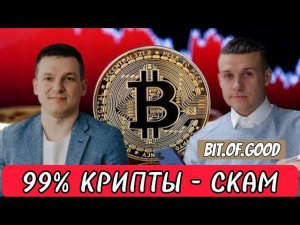 99% КРИПТЫ - СКАМ | Прогноз цены битка на 2023 г | Риски и возможности крипты обсудили с Bit.of.Good